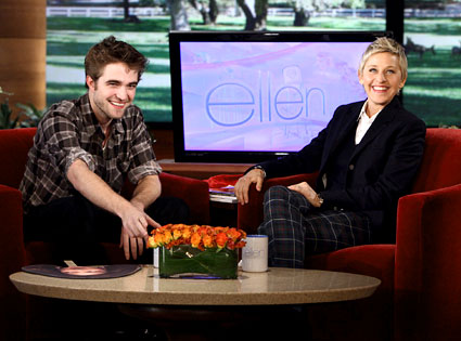 Robert Pattinson, Ellen DeGeneres Robert Pattinson, Ellen DeGeneres